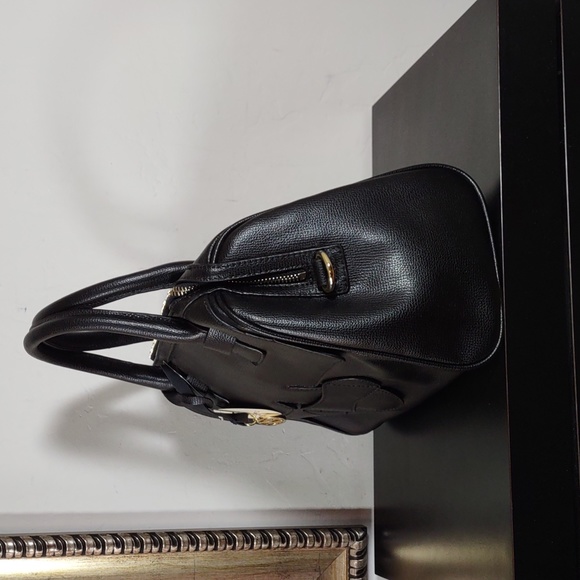 Real Simple Style Faux Leather Satchel/ Shoulder Bag - Picture 2 of 9